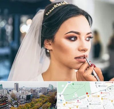 آموزش میکاپ عروس در بلوار کشاورز