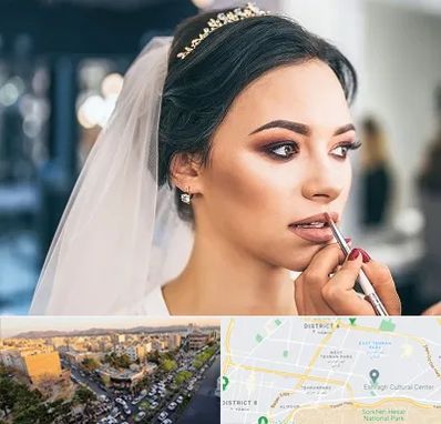 آموزش میکاپ عروس در تهرانپارس 