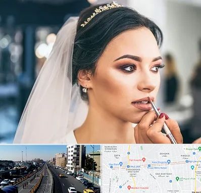 آموزش میکاپ عروس در پیروزی 