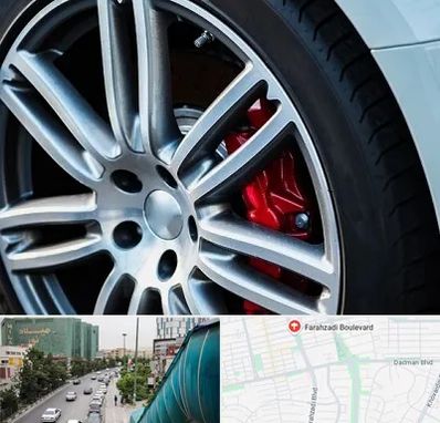 لاستیک فروشی در بلوار فرحزادی