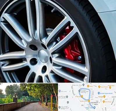 لاستیک فروشی در فلکه گاز رشت