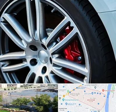 لاستیک فروشی در گلستان اهواز