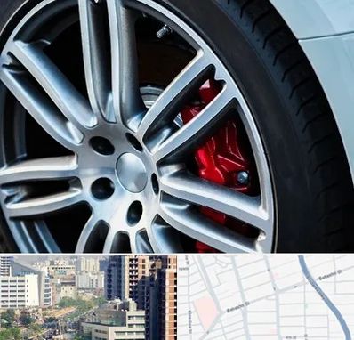 لاستیک فروشی در خیابان بهشتی