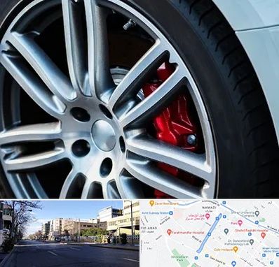 لاستیک فروشی در خیابان ملاصدرا شیراز