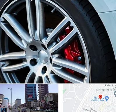 لاستیک فروشی در چهارراه طالقانی کرج