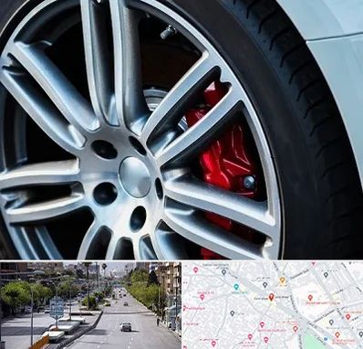 لاستیک فروشی در خیابان زند شیراز