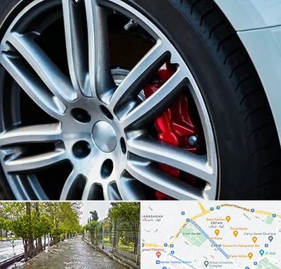 لاستیک فروشی در خیابان ارم شیراز