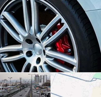 لاستیک فروشی در بلوار ارتش