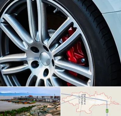 لاستیک فروشی در بندر ترکمن