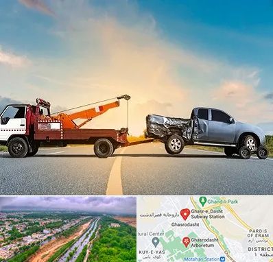 یدک کش شبانه روزی در قصرالدشت شیراز