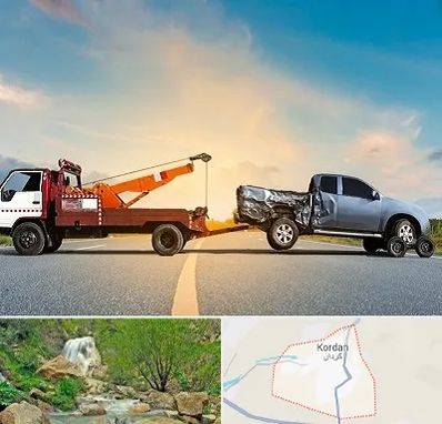 یدک کش شبانه روزی در کردان