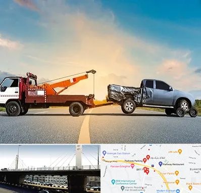 یدک کش شبانه روزی در پارک وی 