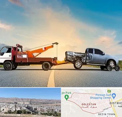 یدک کش شبانه روزی در شهرک گلستان شیراز