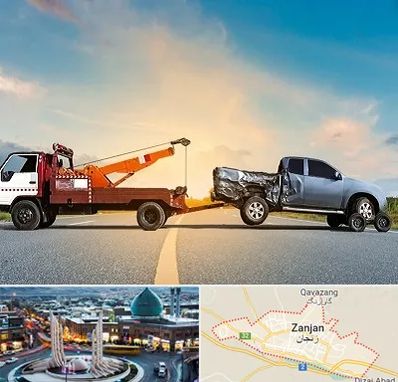 یدک کش شبانه روزی در زنجان