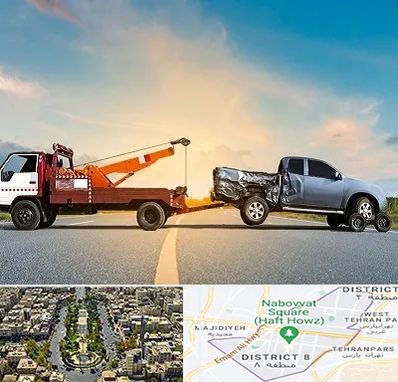 یدک کش شبانه روزی در نارمک 