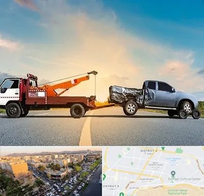 یدک کش شبانه روزی در تهرانپارس 