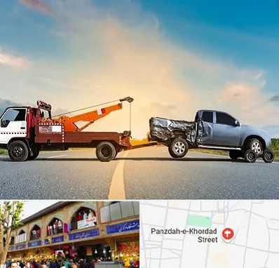 یدک کش شبانه روزی در 15 خرداد