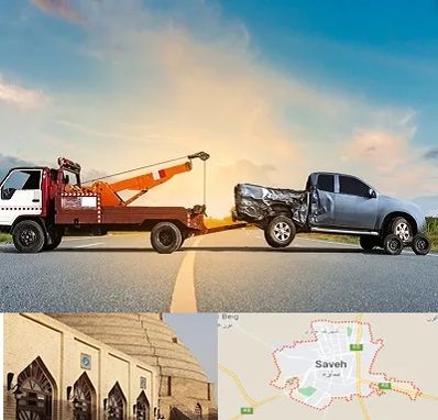 یدک کش شبانه روزی در ساوه