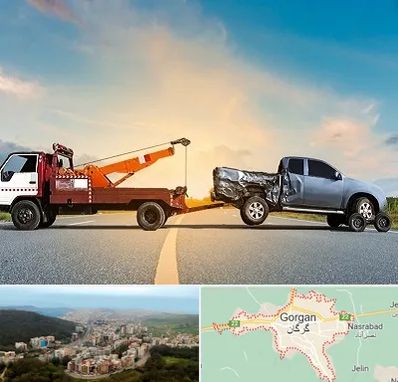 یدک کش شبانه روزی در گرگان