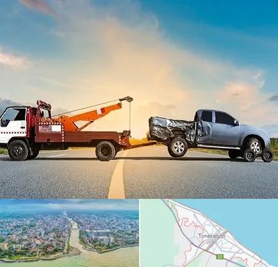 یدک کش شبانه روزی در تنکابن