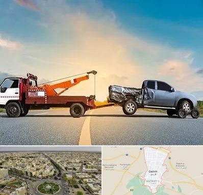 یدک کش شبانه روزی در قزوین