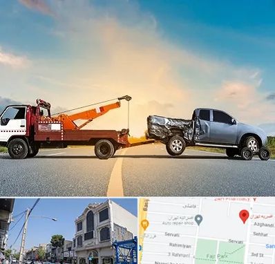 یدک کش شبانه روزی در افسریه 