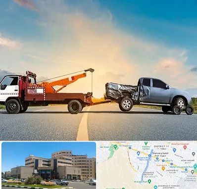 یدک کش شبانه روزی در صیاد شیرازی مشهد