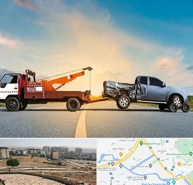 یدک کش شبانه روزی در کوی وحدت شیراز