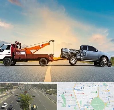 یدک کش شبانه روزی در منطقه 17 تهران