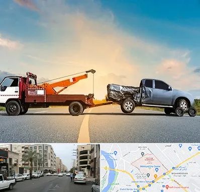 یدک کش شبانه روزی در زیتون کارمندی اهواز