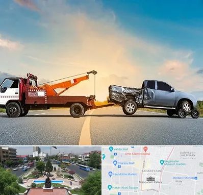 یدک کش شبانه روزی در بهارستان 