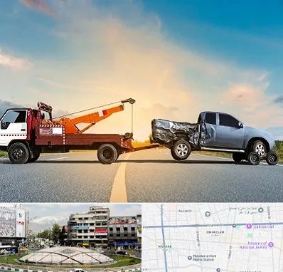 یدک کش شبانه روزی در مرکز تهران