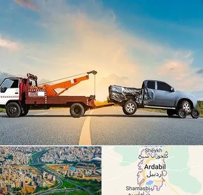 یدک کش شبانه روزی در اردبیل