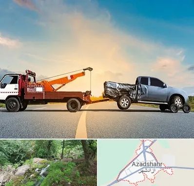 یدک کش شبانه روزی در آزادشهر