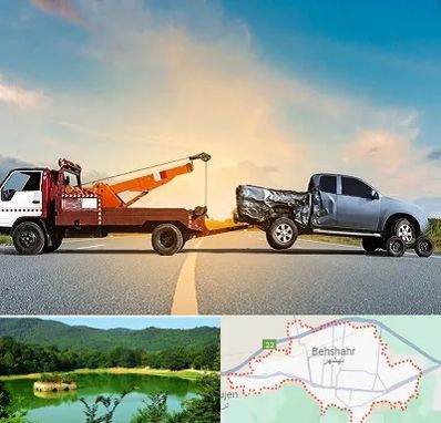 یدک کش شبانه روزی در بهشهر