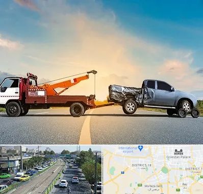 یدک کش شبانه روزی در جنوب تهران 