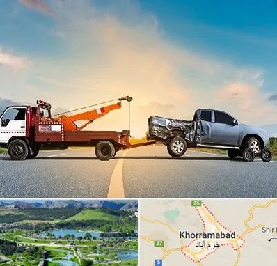 یدک کش شبانه روزی در خرم آباد