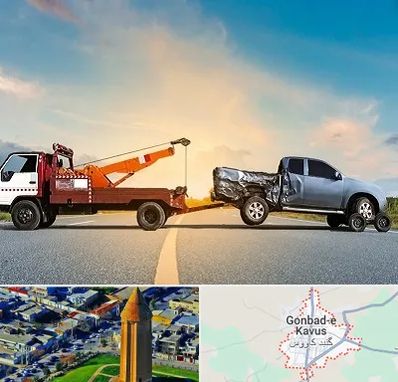 یدک کش شبانه روزی در گنبد کاووس