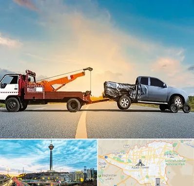 یدک کش شبانه روزی در تهران