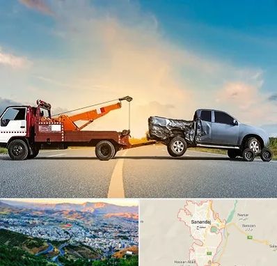 یدک کش شبانه روزی در سنندج