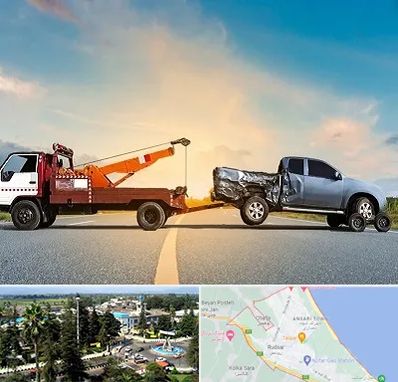 یدک کش شبانه روزی در رودسر