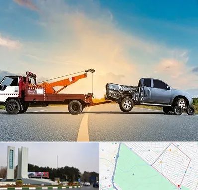 یدک کش شبانه روزی در بلوار فلسیطین مشهد