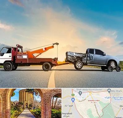 یدک کش شبانه روزی در شهر ری