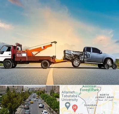 یدک کش شبانه روزی در شهران 