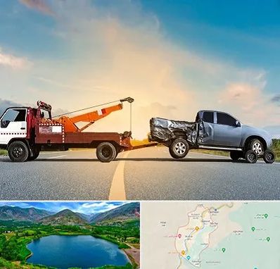 یدک کش شبانه روزی در رودبار