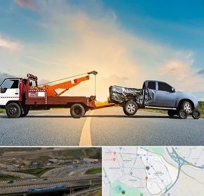 یدک کش شبانه روزی در یاغچیان تبریز