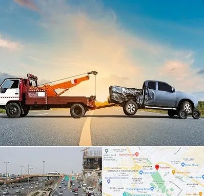 یدک کش شبانه روزی در بلوار توس مشهد