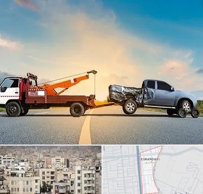 یدک کش شبانه روزی در اسکندری