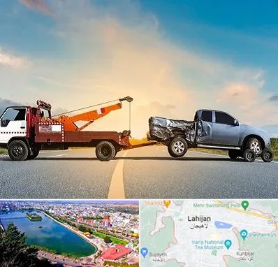 یدک کش شبانه روزی در لاهیجان