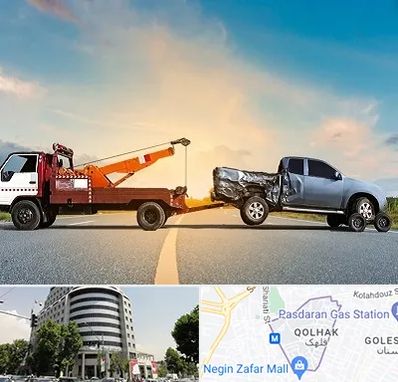 یدک کش شبانه روزی در قلهک 